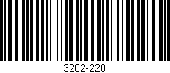 Código de barras (EAN, GTIN, SKU, ISBN): '3202-220'