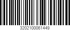 Código de barras (EAN, GTIN, SKU, ISBN): '3202100061449'