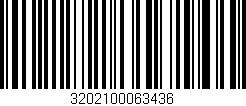 Código de barras (EAN, GTIN, SKU, ISBN): '3202100063436'