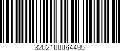 Código de barras (EAN, GTIN, SKU, ISBN): '3202100064495'