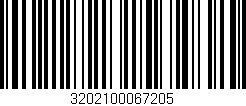 Código de barras (EAN, GTIN, SKU, ISBN): '3202100067205'