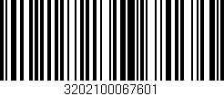 Código de barras (EAN, GTIN, SKU, ISBN): '3202100067601'