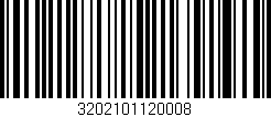 Código de barras (EAN, GTIN, SKU, ISBN): '3202101120008'