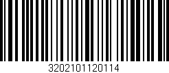 Código de barras (EAN, GTIN, SKU, ISBN): '3202101120114'