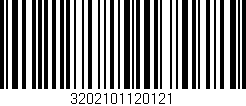 Código de barras (EAN, GTIN, SKU, ISBN): '3202101120121'