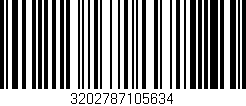 Código de barras (EAN, GTIN, SKU, ISBN): '3202787105634'