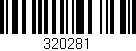 Código de barras (EAN, GTIN, SKU, ISBN): '320281'