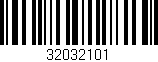Código de barras (EAN, GTIN, SKU, ISBN): '32032101'