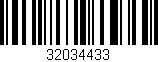 Código de barras (EAN, GTIN, SKU, ISBN): '32034433'