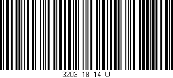 Código de barras (EAN, GTIN, SKU, ISBN): '3203_18_14_U'