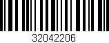 Código de barras (EAN, GTIN, SKU, ISBN): '32042206'