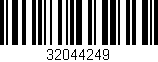 Código de barras (EAN, GTIN, SKU, ISBN): '32044249'