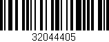 Código de barras (EAN, GTIN, SKU, ISBN): '32044405'