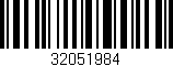 Código de barras (EAN, GTIN, SKU, ISBN): '32051984'