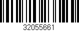 Código de barras (EAN, GTIN, SKU, ISBN): '32055661'