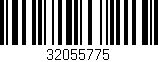 Código de barras (EAN, GTIN, SKU, ISBN): '32055775'