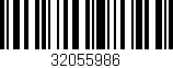 Código de barras (EAN, GTIN, SKU, ISBN): '32055986'