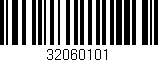 Código de barras (EAN, GTIN, SKU, ISBN): '32060101'