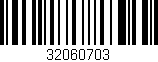 Código de barras (EAN, GTIN, SKU, ISBN): '32060703'