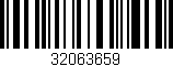 Código de barras (EAN, GTIN, SKU, ISBN): '32063659'