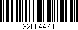 Código de barras (EAN, GTIN, SKU, ISBN): '32064479'