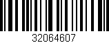 Código de barras (EAN, GTIN, SKU, ISBN): '32064607'