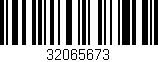 Código de barras (EAN, GTIN, SKU, ISBN): '32065673'