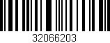 Código de barras (EAN, GTIN, SKU, ISBN): '32066203'