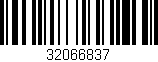 Código de barras (EAN, GTIN, SKU, ISBN): '32066837'