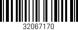 Código de barras (EAN, GTIN, SKU, ISBN): '32067170'
