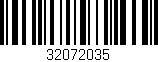 Código de barras (EAN, GTIN, SKU, ISBN): '32072035'