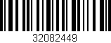 Código de barras (EAN, GTIN, SKU, ISBN): '32082449'