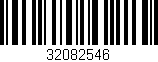 Código de barras (EAN, GTIN, SKU, ISBN): '32082546'