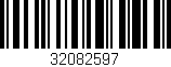 Código de barras (EAN, GTIN, SKU, ISBN): '32082597'