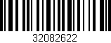 Código de barras (EAN, GTIN, SKU, ISBN): '32082622'