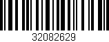 Código de barras (EAN, GTIN, SKU, ISBN): '32082629'