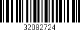 Código de barras (EAN, GTIN, SKU, ISBN): '32082724'