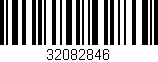 Código de barras (EAN, GTIN, SKU, ISBN): '32082846'