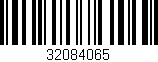 Código de barras (EAN, GTIN, SKU, ISBN): '32084065'