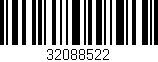 Código de barras (EAN, GTIN, SKU, ISBN): '32088522'