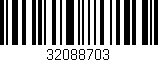 Código de barras (EAN, GTIN, SKU, ISBN): '32088703'