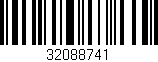 Código de barras (EAN, GTIN, SKU, ISBN): '32088741'