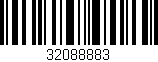 Código de barras (EAN, GTIN, SKU, ISBN): '32088883'