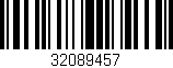 Código de barras (EAN, GTIN, SKU, ISBN): '32089457'