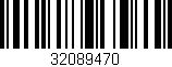Código de barras (EAN, GTIN, SKU, ISBN): '32089470'