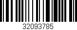 Código de barras (EAN, GTIN, SKU, ISBN): '32093785'