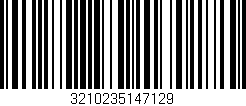 Código de barras (EAN, GTIN, SKU, ISBN): '3210235147129'