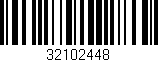 Código de barras (EAN, GTIN, SKU, ISBN): '32102448'
