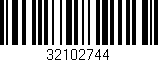 Código de barras (EAN, GTIN, SKU, ISBN): '32102744'