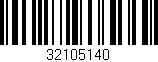 Código de barras (EAN, GTIN, SKU, ISBN): '32105140'
